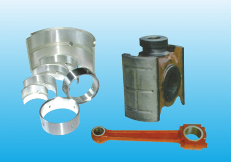 連桿、十字頭、軸瓦